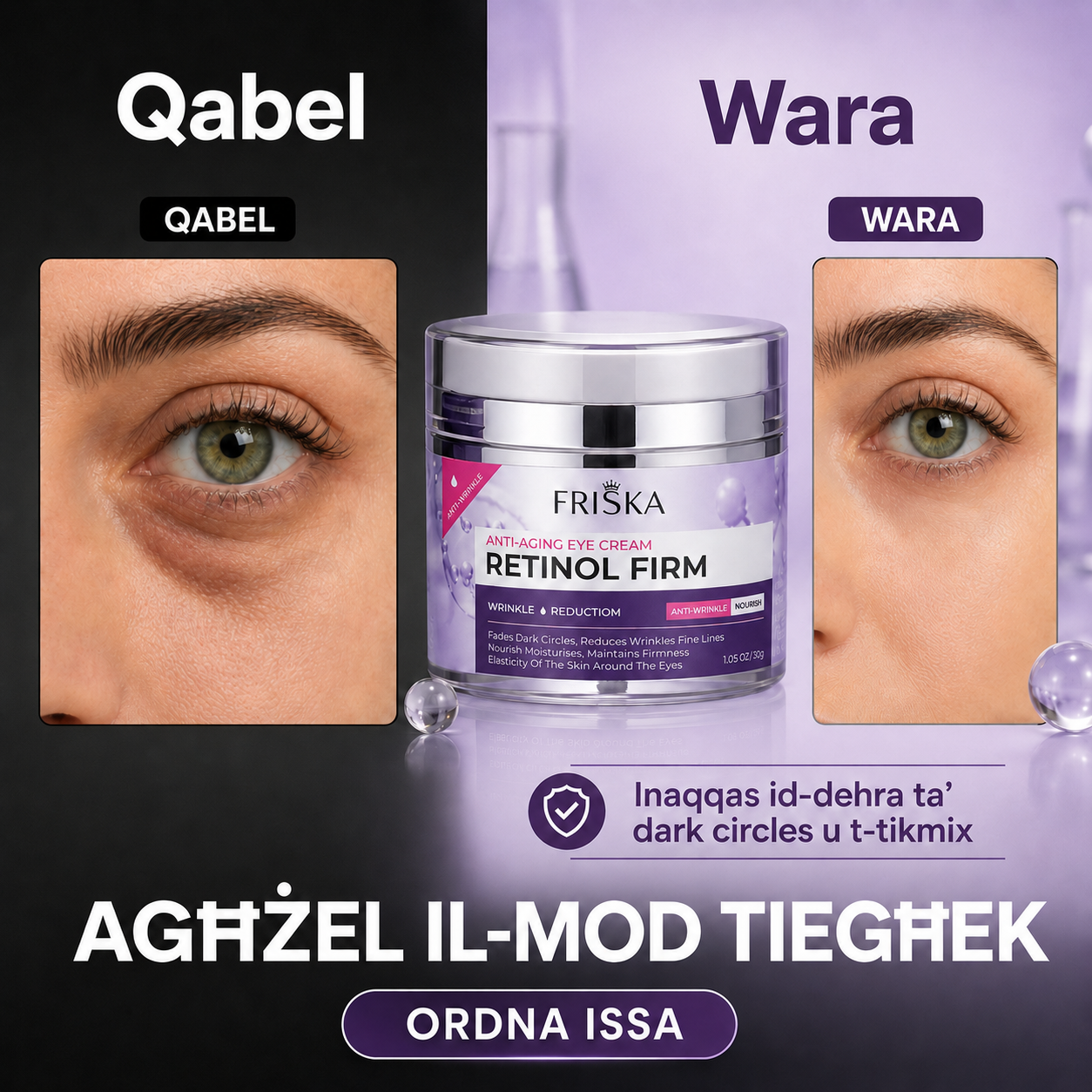 FRISKA Retinol Firm Eye Cream Buy 1 Get 1 Free
