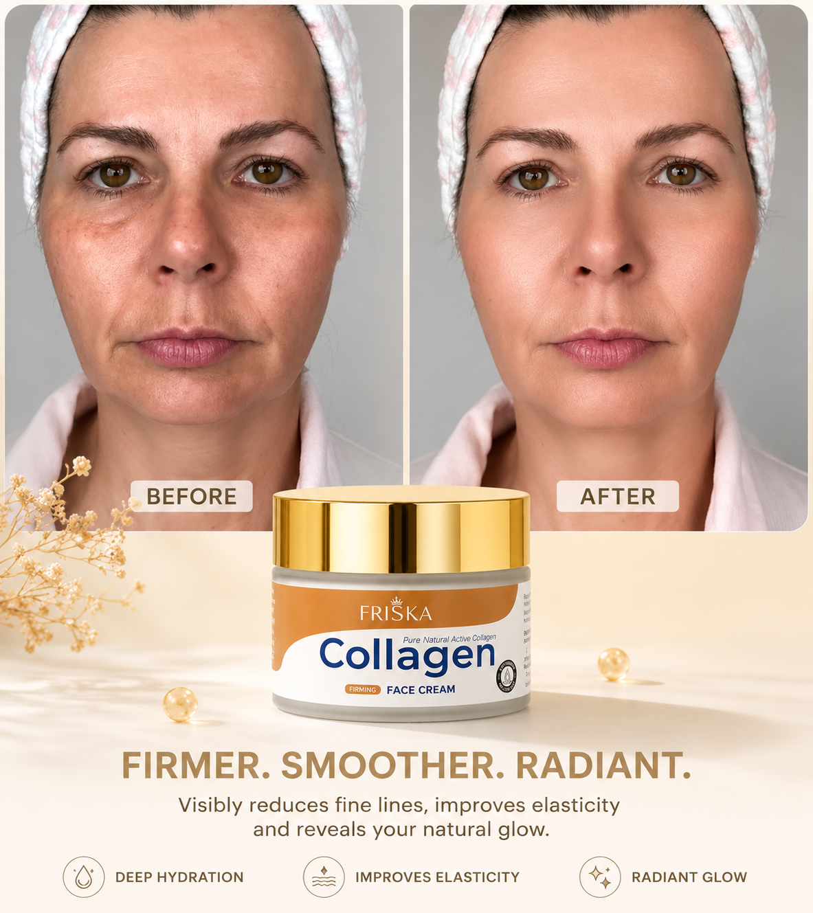 FRISKA Collagen Face Cream Buy 1 Get 1 Free