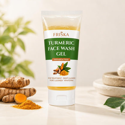 FRISKA Turmeric Face Wash Gel Buy 1 Get 1 Free